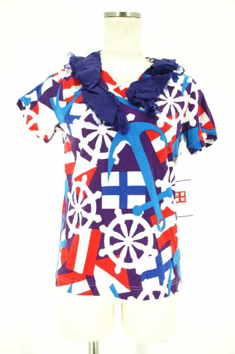 tricot COMME des GARCONS（トリココムデギャルソン） 総柄Tシャツ レディース トップス