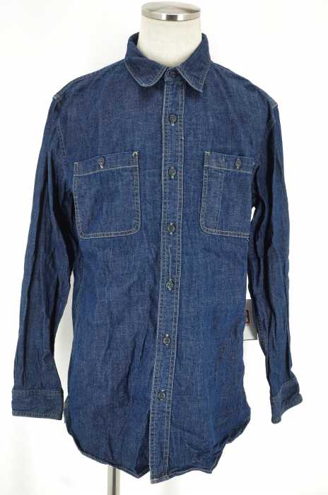 L.L.Bean (エルエルビーン) SLIGHTLY FITTED パッチポケットデニムシャツ メンズ トップス