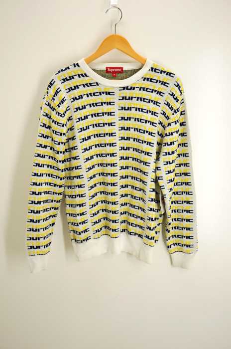 Supreme (シュプリーム) 17AW repeat sweater コットンニット メンズ トップス