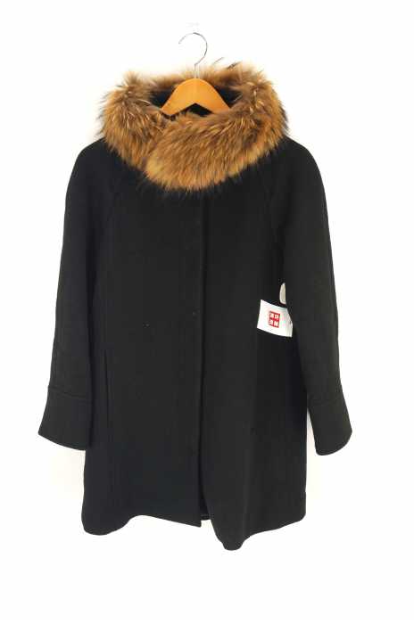 BEAUTY & YOUTH UNITED ARROWS (ビューティーアンドユースユナイテッドアローズ) ファーティペット付き比翼スタンドカラーメルトンコート レディース アウター