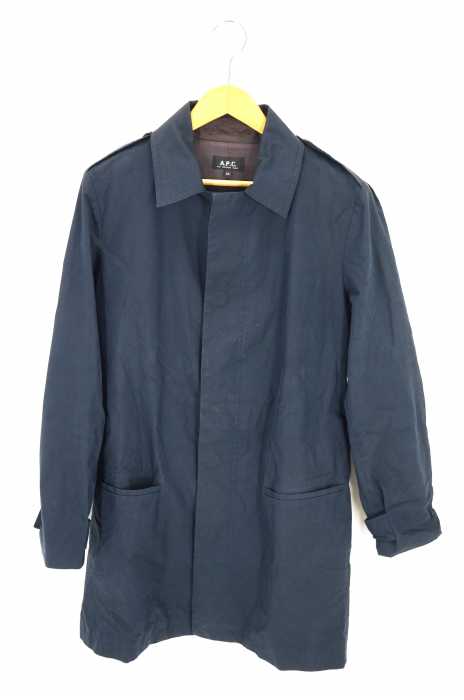 A.P.C. （アーペーセー） 比翼ステンカラー トレンチコート メンズ アウター