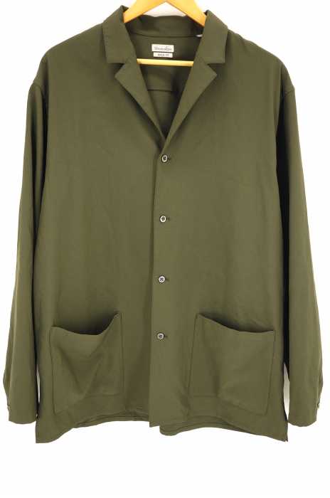 Steven Alan （スティーブンアラン） 2W RELAX TRAD OPEN-BOLD SHIRTS オープンカラーシャツ メンズ トップス