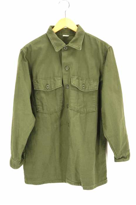 USED古着  （ユーズドフルギ） 71年製 アメリカ軍 ユーティリティシャツ メンズ トップス