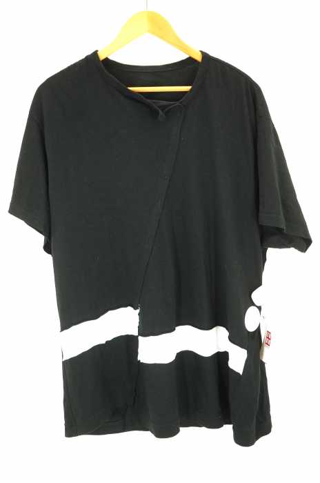 Ground Y（グラウンド ワイ） 再構築クールネックTシャツ メンズ トップス