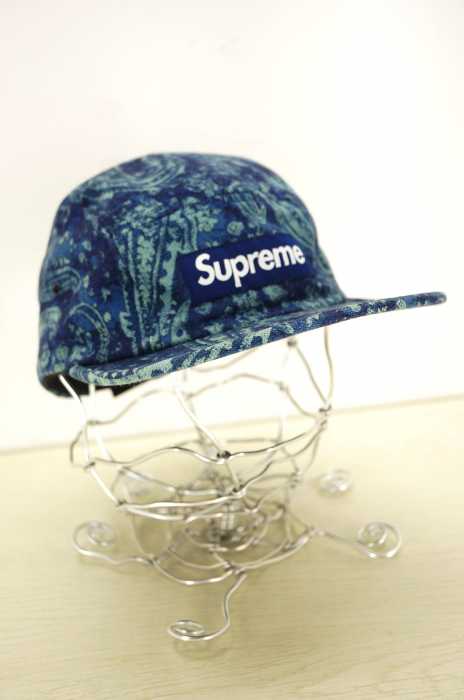 Supreme （シュプリーム） Paisley Camp Cap　プリントキャンプキャップ メンズ 帽子