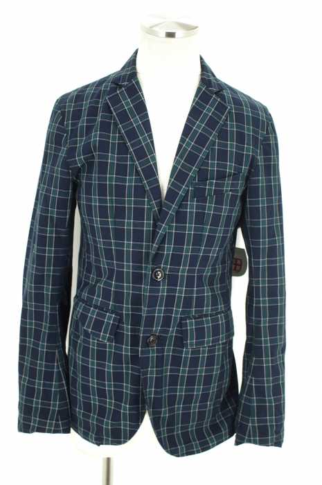 MARK MCNAIRY NEW AMSTERDAM(マークマクナイリーニュー アムステルダム) チェック柄2Bテーラードジャケット メンズ アウター
