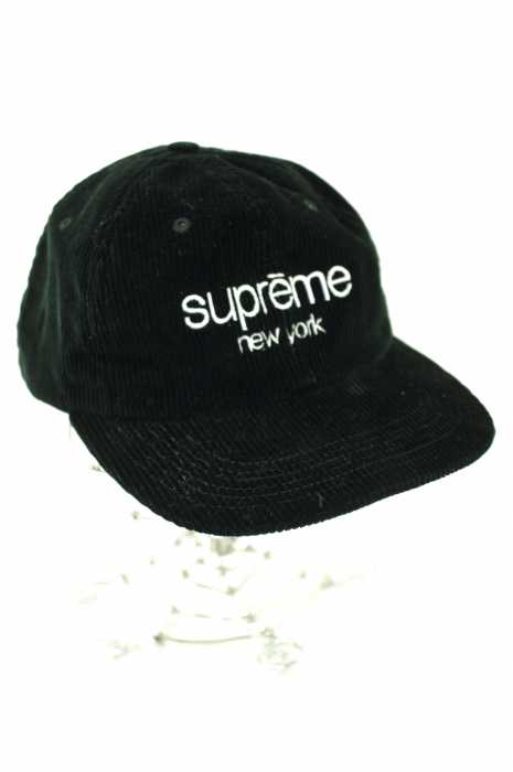Supreme （シュプリーム） 15SS Corduroy Classic Logo 6-Panel Cap メンズ 帽子