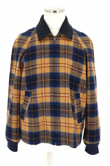 PENDLETON (ペンドルトン) USA製 チェック柄 ジップアップ ウール ブルゾン メンズ アウター