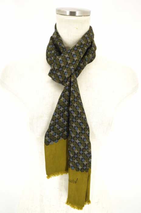 LANVIN （ランバン） 総柄スカーフ  長方形 メンズ ファッション雑貨