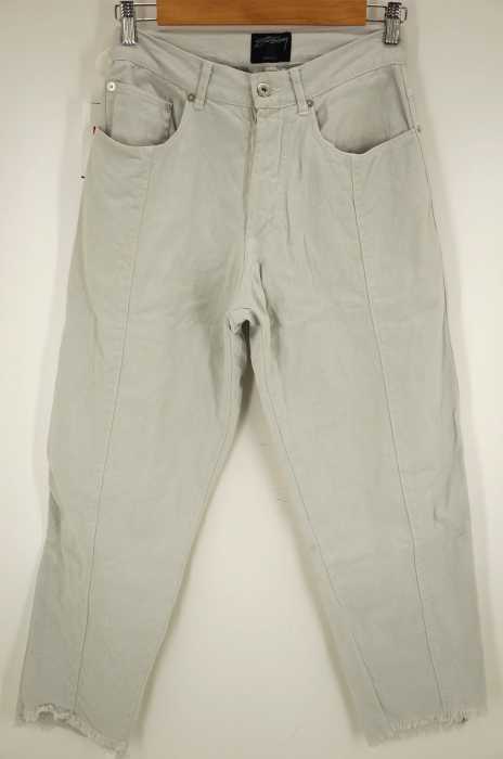 STUSSY （ステューシー） Garment Dyed Wide Denim Pant  裾カットオフデニムパンツ レディース パンツ