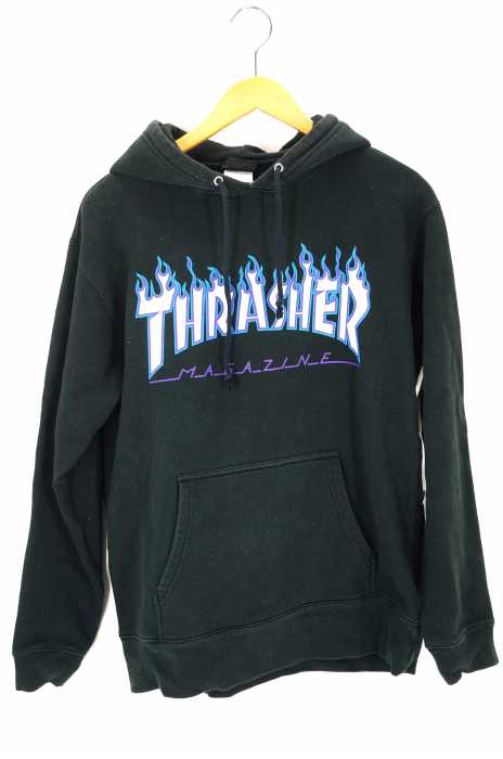 THRASHER（スラッシャー） プリントプルオーバーパーカー メンズ トップス