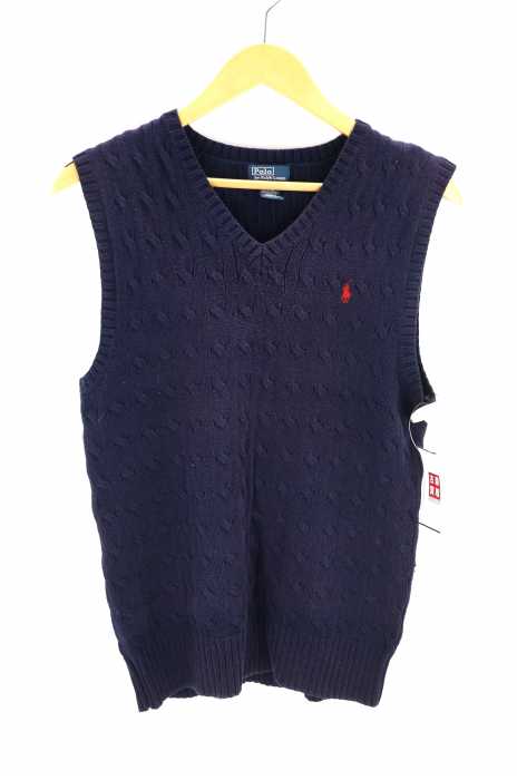Polo by RALPH LAUREN （ポロバイラルフローレン） ケーブル編みニットベスト メンズ トップス