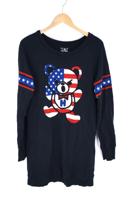 HYSTERIC GLAMOUR（ヒステリックグラマー） FLAG BEAR ビッグスウェット レディース トップス