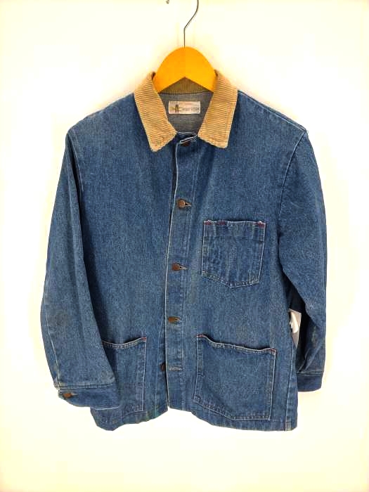 USED古着(ユーズドフルギ) 70S コーデュロイ切替デニムカバーオール メンズ アウター