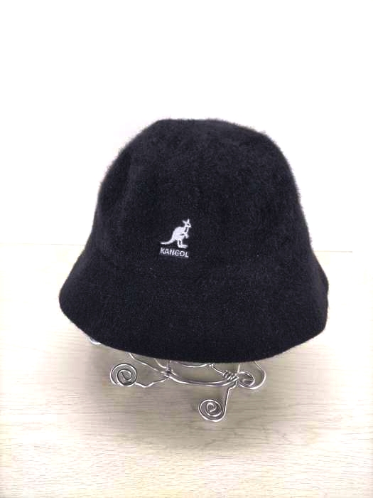 kangol blue（カンゴールブルー） ロゴ刺繍バケットハット メンズ 帽子