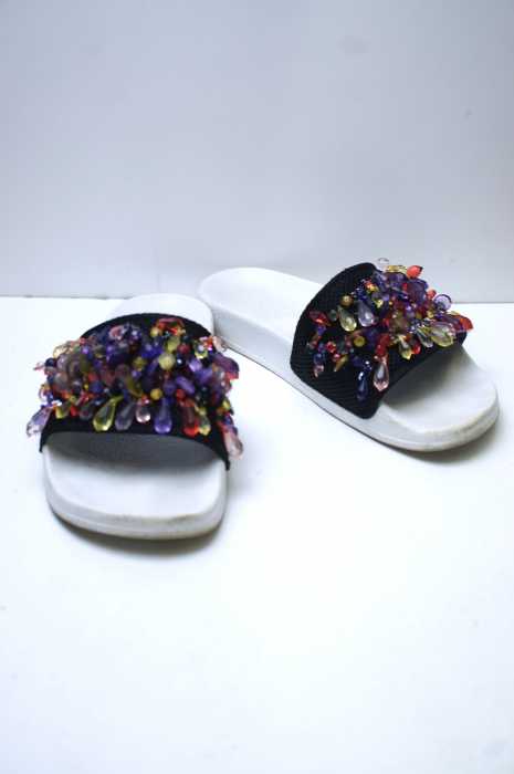 MSGM (エムエスジーエム) ビジューサンダル レディース シューズ