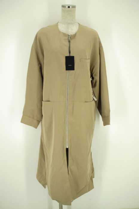 EMODA (エモダ) 17SS「NO COLLAR ZIP コート」 レディース アウター