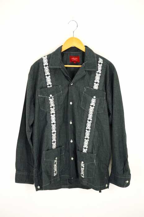 MAXIMOS  （マキシモス） シャンブレー キューバシャツ メンズ トップス