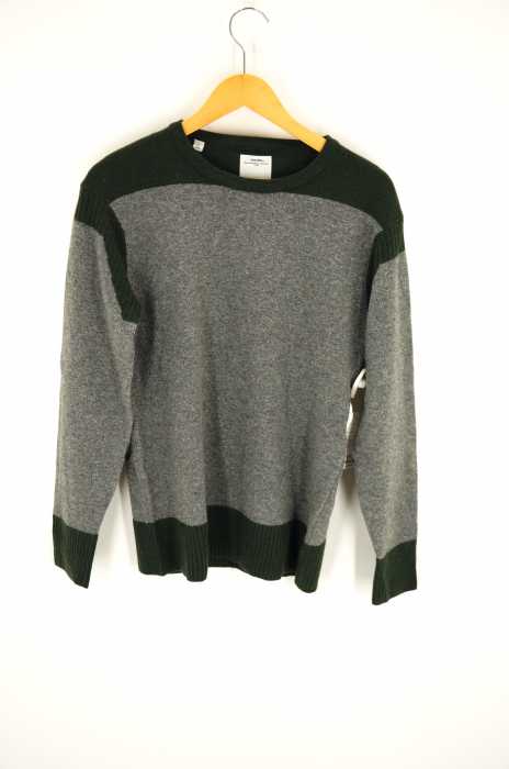 VISVIM （ビズビム） ISLES KNIT SWEATER バイカラーニット メンズ トップス