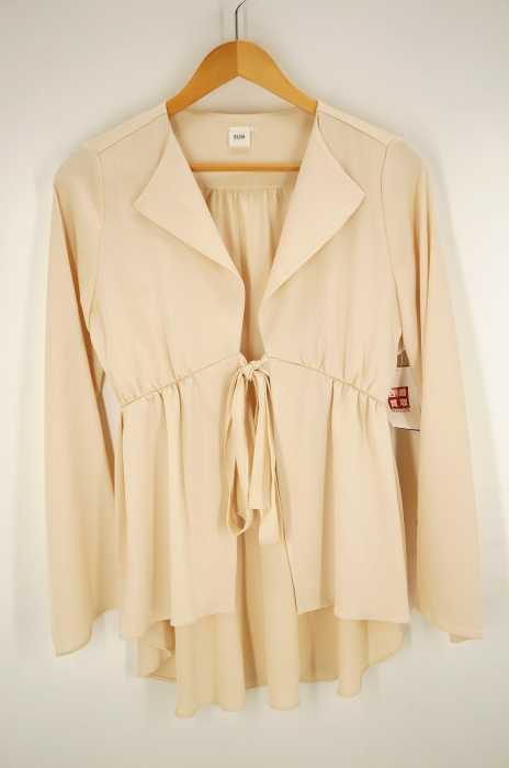 ELIN （エリン） 17SS satin flared cardi サテンフレアーカーディガン レディース トップス