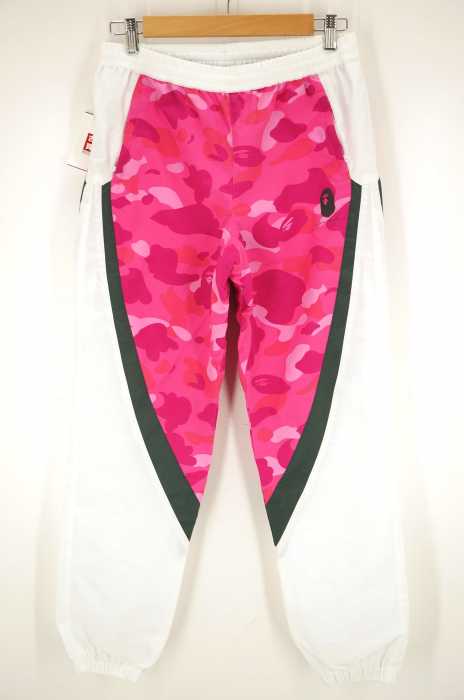 A BATHING APE （アベイシングエイプ） 切替サルカモイージーパンツ レディース パンツ