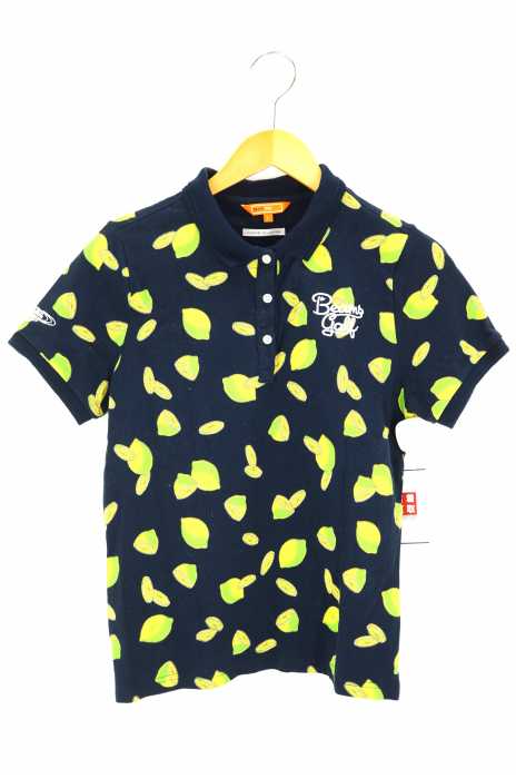 BEAMS GOLF(ビームスゴルフ) LEMONプリントポロシャツ レディース トップス