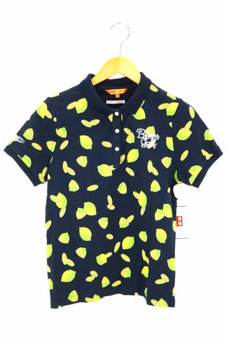 BEAMS GOLF（ビームスゴルフ） LEMONプリントポロシャツ レディース トップス