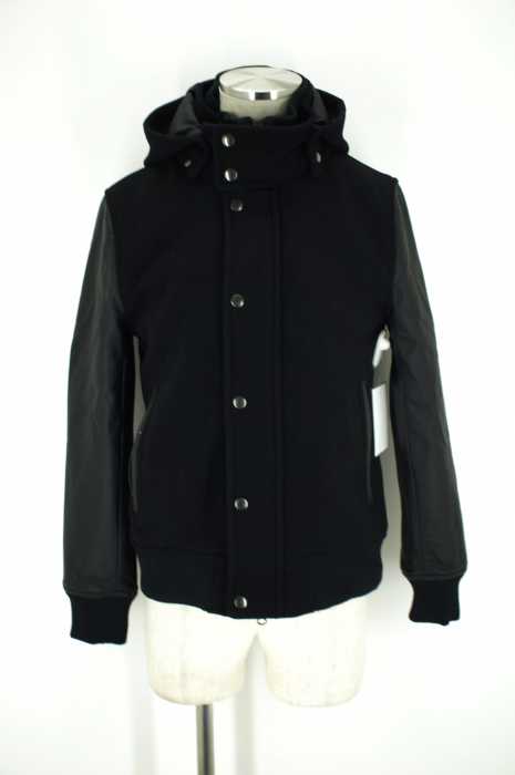 A day in the life UNITED ARROWS（アデイインザライフユナイテッドアローズ） フェイクレザー切替ウール混ジャケット メンズ アウター