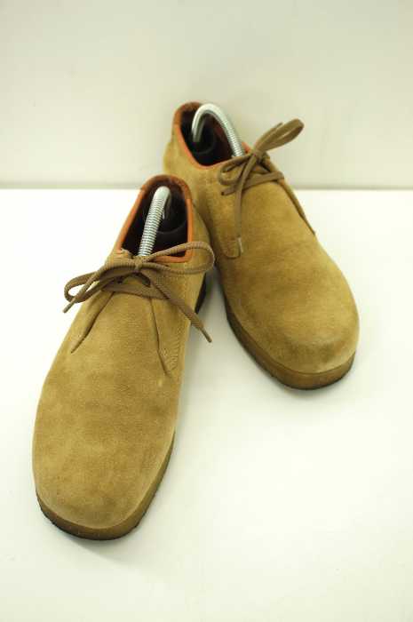 PADMORE&BARNES （） スウェードプレーントゥシューズ メンズ シューズ