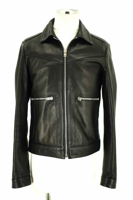 The Kooples (ザ クープルズ) Trim Fit Leather Short Jacket メンズ アウター