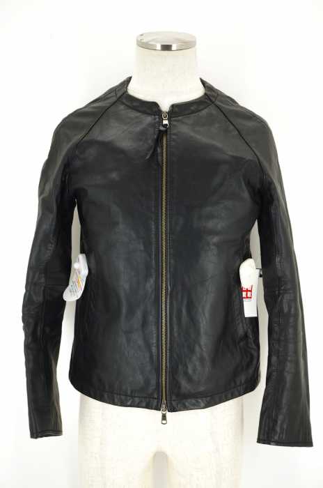 BEAUTY & YOUTH UNITED ARROWS (ビューティーアンドユースユナイテッドアローズ)0 ノーカラーカウレザージャケット メンズ アウター