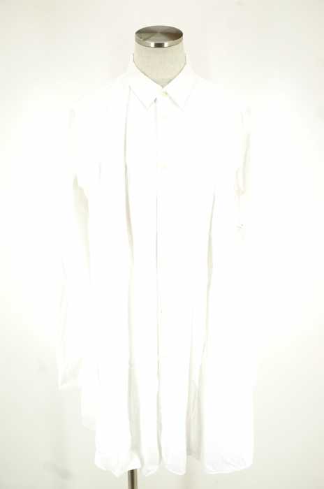 BLACK COMME des GARCONS （ブラックコムデギャルソン） AD2017 プリーツビッグシルエットシャツ メンズ トップス