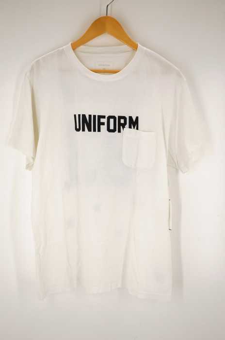 uniform experiment × Whiteline（ユニフォームエクスぺリメント × ホワイトライン） プリントポケットTシャツ メンズ トップス