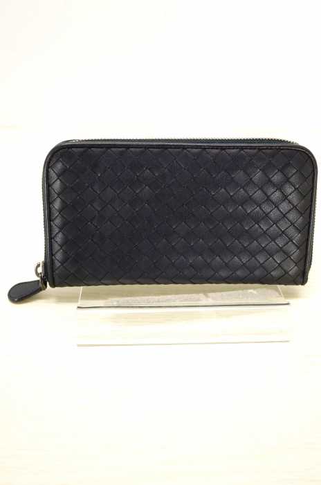 BOTTEGA VENETA（ボッテガヴェネタ） イントレチャートラウンドジップ長財布 メンズ 財布・ケース