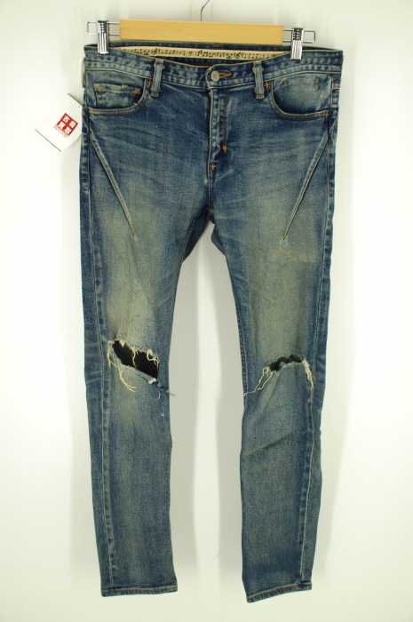 STUDIOUS×n(n) BY NUMBER (N)INE (ステュディオス×エヌエヌバイナンバーナイン) 16SS 別注ヴィンテージスキニーデニム メンズ パンツ