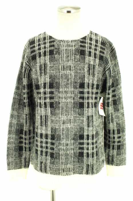 UNITED ARROWS green label relaxing （ユナイテッドアローズグリーンレーベルリラクシング） モヘア混チェック柄ニットセーター メンズ トップス