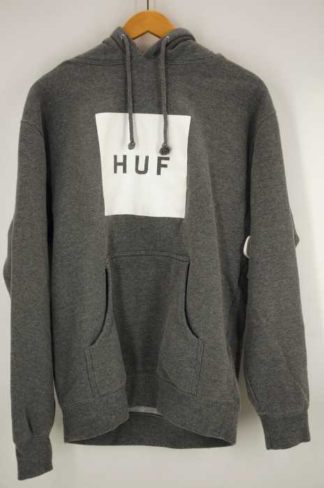 HUF （ハフ） ボックスロゴプリントプルオーバーパーカー メンズ トップス