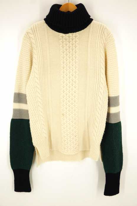 mame(マメ) 14AW 切替タートルネックニット レディース トップス