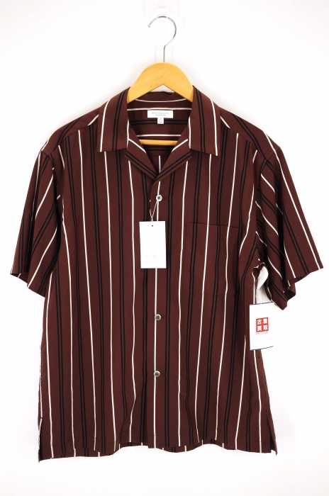 BEAUTY & YOUTH UNITED ARROWS (ビューティーアンドユースユナイテッドアローズ) BY マルチストライプ ワイドフォルム オープンカラー シャツ メンズ トップス