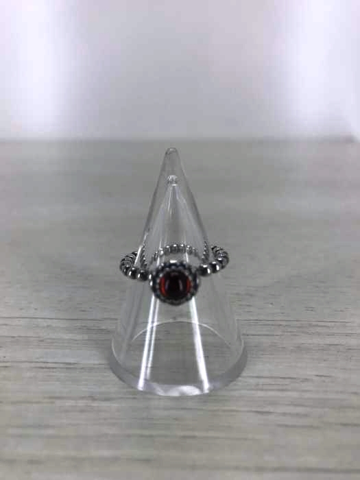 PANDORA(パンドラ) Dark Red Beaded Ring レディース アクセサリー
