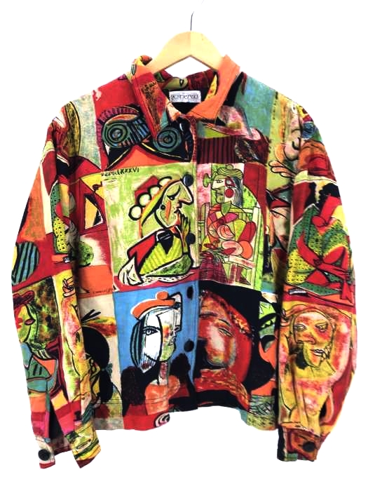 KAKTUS(カクタス) 総柄シャツジャケット メンズ アウター