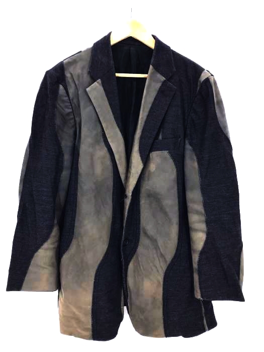 ISSEY MIYAKE MEN（イッセイミヤケメン） 素材切替再構築テーラードジャケット メンズ アウター