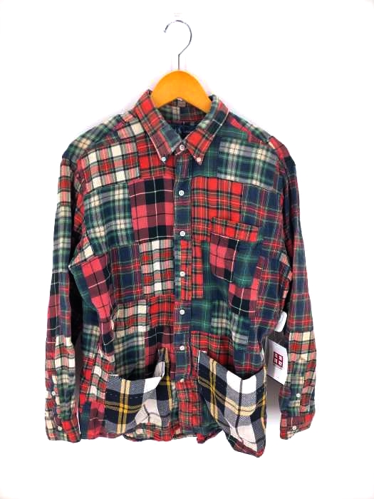 RALPH LAUREN（ラルフローレン） CUSTOM FIT リメイクポケット パッチワークシャツ メンズ トップス