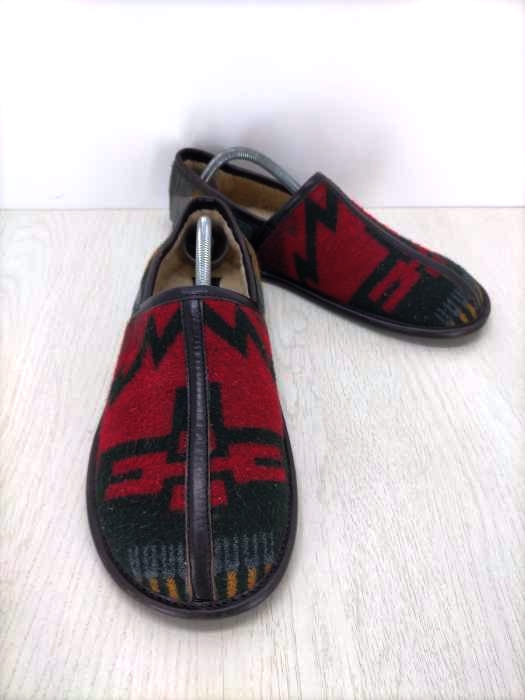 RRL RALPH LAUREN（ダブルアールエル ラルフローレン） BLANKET CLOTH SLIPPERS ネイティブ柄 ブランケットスリッパ メンズ シューズ