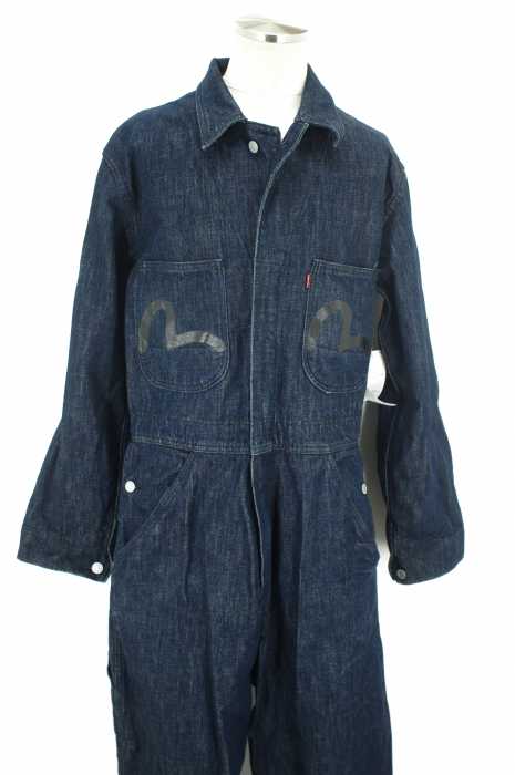 エヴィスジーンズ　デニムツナギ　LOT1200 サイズ　44 超美品！ EVISU （エヴィス） LOT.1200 デニムオールインワン つなぎ