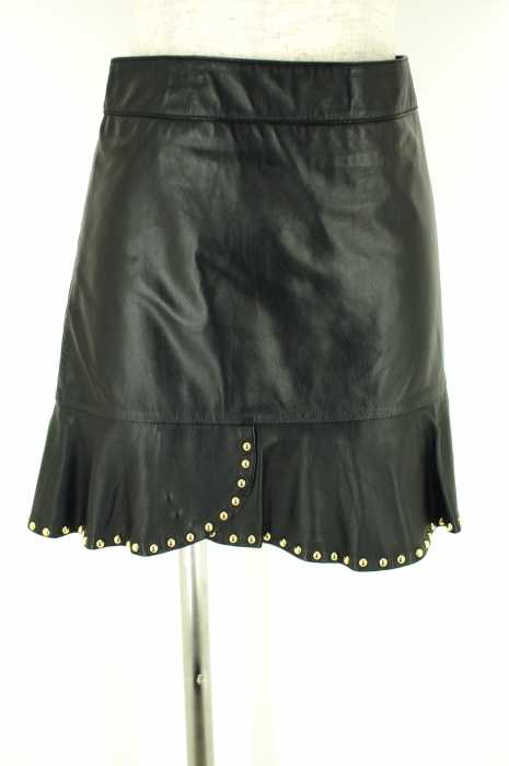 ZARA WOMAN (ザラ ウーマン) シープレザースタッズスカート レディース スカート