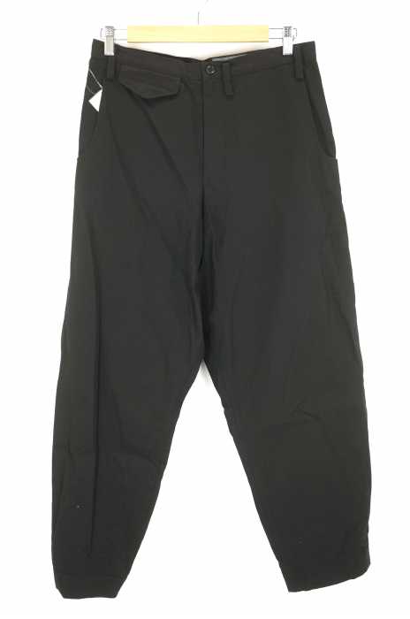 YOHJI YAMAMOTO NOIR （ヨウジヤマモトプリュスノアール） 裾ボタンテーパードワイドパンツ レディース パンツ