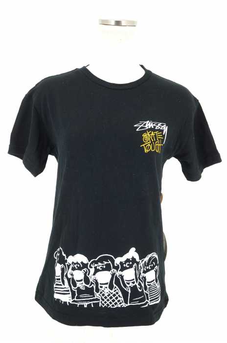 Stussy Peanuts ステューシーピーナッツ キャラクターコラボ プリント半袖tシャツ レディース トップス ブランド 古着買取販売バズストア Stussy Peanuts ステューシーピーナッツ キャラクターコラボ プリント半袖tシャツ レディース トップス ブランド 古着買取販売バズストア