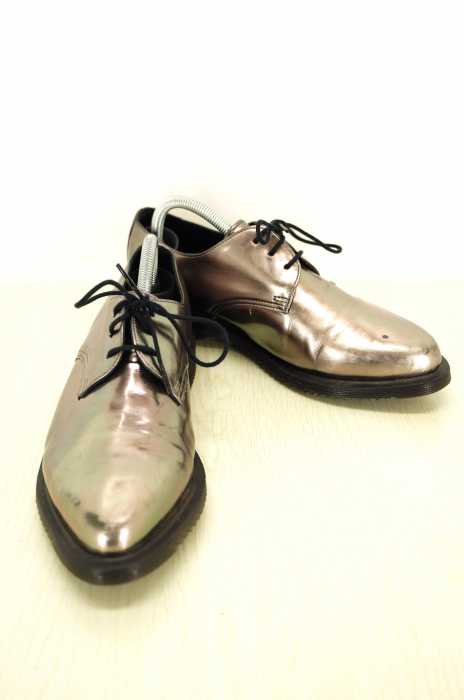 Dr.Martens （ドクターマーチン） TANNER  ポインテッドトゥメタリックシューズ メンズ シューズ