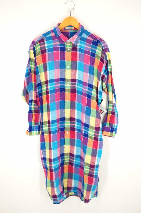 MACPHEE （マカフィー） リネンロングシャツ メンズ トップス